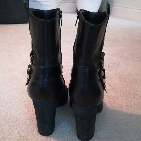 Guess leather moto style boots - Picture 6 of 12